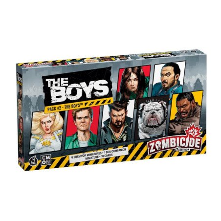 Juego de mesa zombicide 2e: the boys pack 2 the boys edad recomendada 14 anos