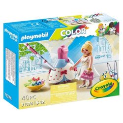 Playmobil color disenadora de moda