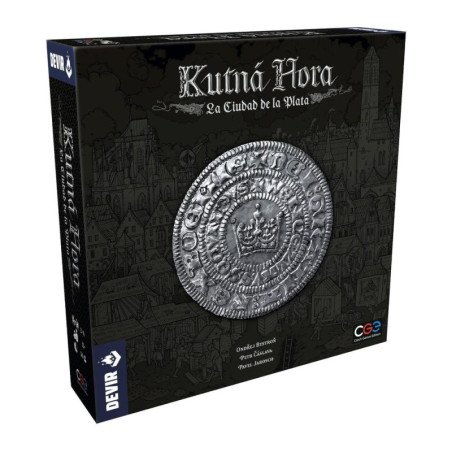 Juego de mesa devir kutna hora: la ciudad de plata + carta promocional