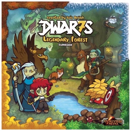 Juego de mesa dwar7s bosque legendario expansion edad recomendada 13 anos idioma ingles