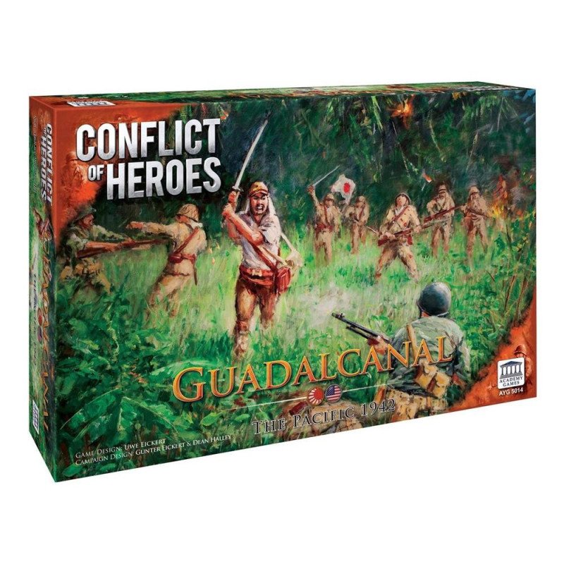 Juego de mesa conflict of heroes guadalcanal pacific 1942 edad recomendada 13 anos idioma ingles