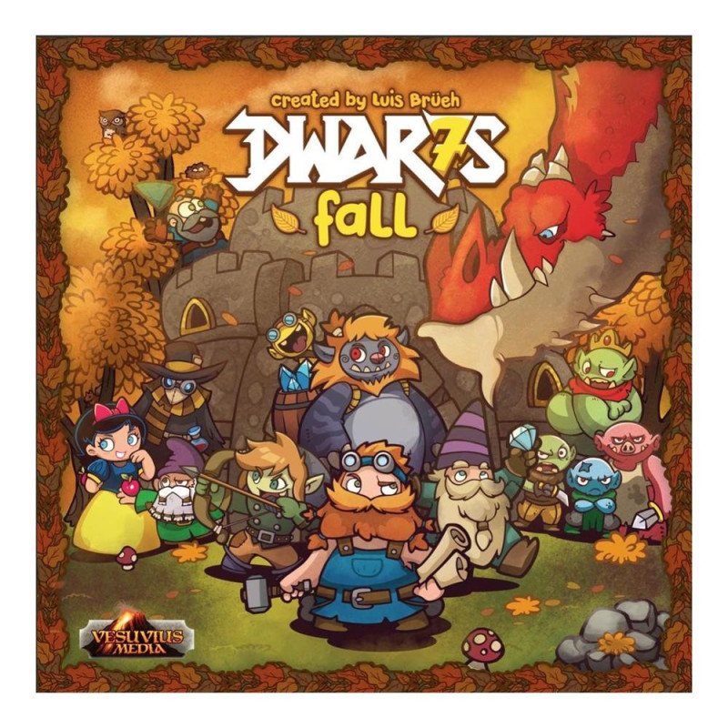 Juego de mesa dwar7s otono edad recomendada 13 anos idioma ingles