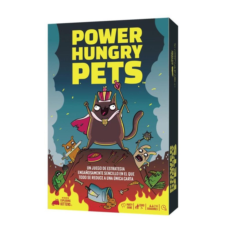 Juego de mesa power hungry pets edad recomendada 7 anos