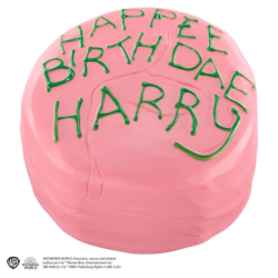 Figura anti estres the noble collection harry potter pastel de cumpleanos de harry