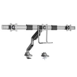 Soporte mesa equip vesa hasta 32 pulgadas 100x100 max 6kg triple pantalla