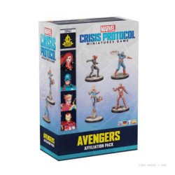 Juego de mesa marvel crisis protocol avengers affiliation pack edad recomendada 14 anos