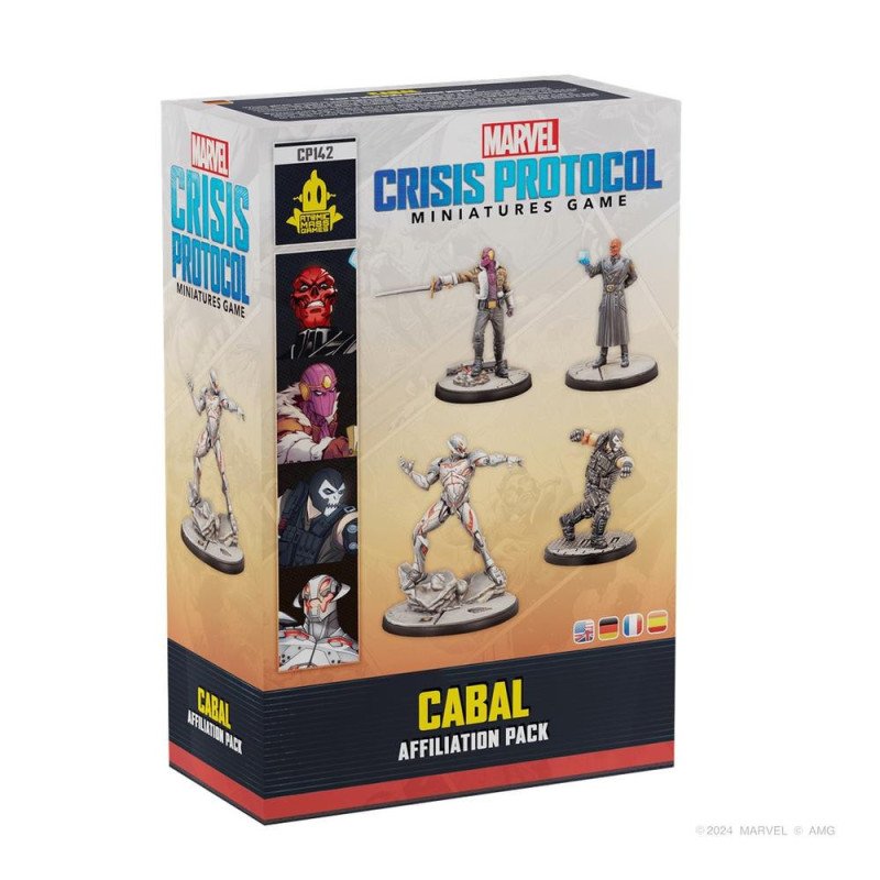 Juego de mesa marvel crisis protocol cabal affiliation pack edad recomendada 14 anos
