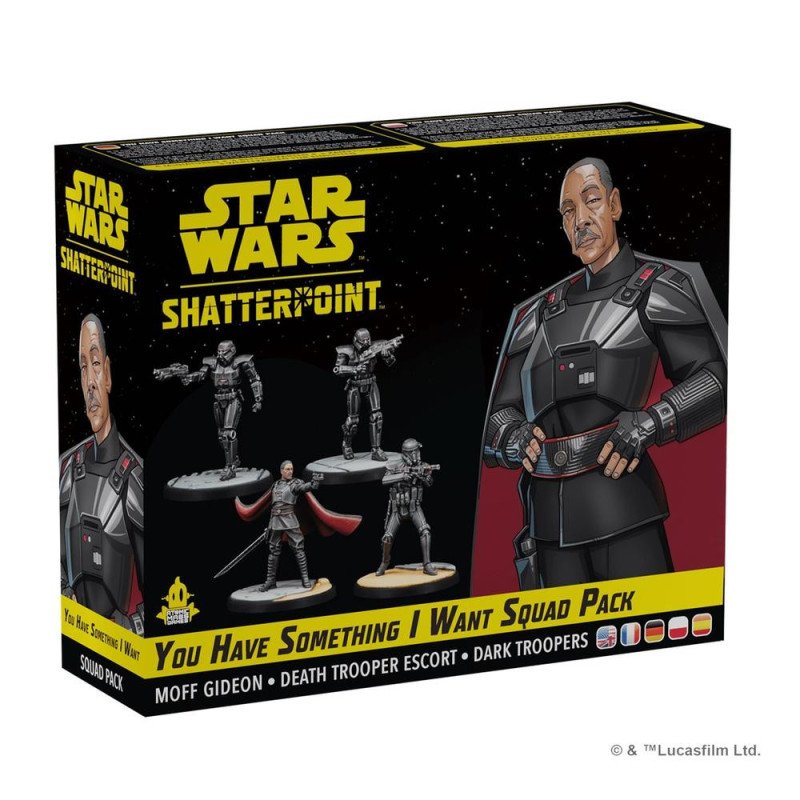 Juego de mesa star wars shatterpoint you have something i want squad pack edad recomendada 14 anos