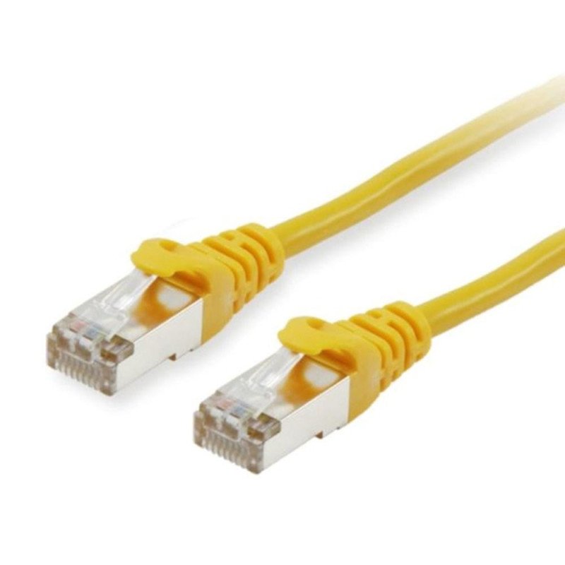 Cable de red equip latiguillo rj45 s - ftp cat6a 10m amarillo