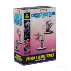 Juego de mesa marvel crisis protocol gwenom & scarlet spider edad recomendada 14 anos