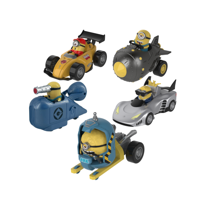 Figura vehiculos minions 1 unidad aleatoria