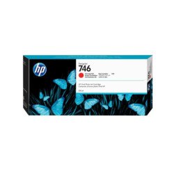 Cartucho tinta hp designjet 746 de 300 ml roja cromatica