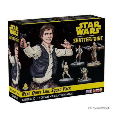 Juego de mesa star wars shatterpoint real quiet like squad pack edad recomendada 14 anos