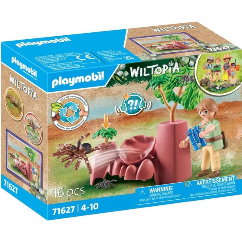 Playmobil wiltopia - rocas con aranas