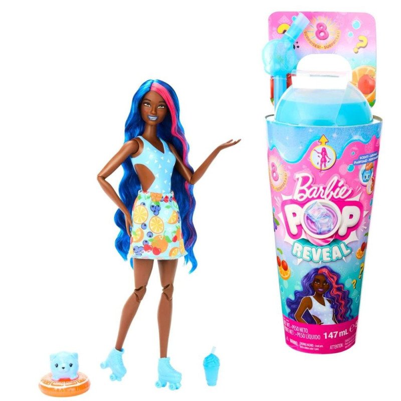 Muneca barbie pop reveal mattel aroma de frutas ponche de frutas