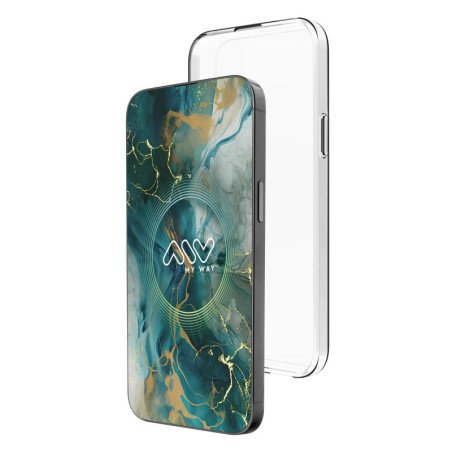 Carcasa myway para apple iphone 16 plus transparente