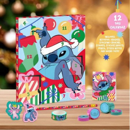 Calendario de adviento paladone disney stitch 12 dias