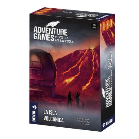 Juego de mesa adventure games: la isla volcanica