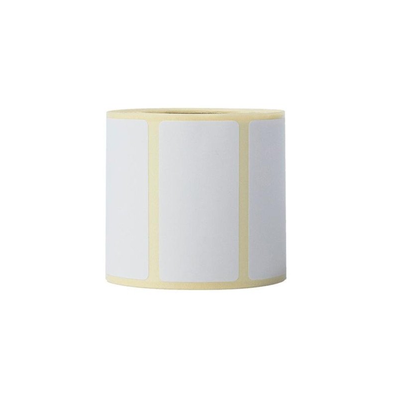 Pack 12 rollos etiquetas brother 51x26mm 60mm diametro 5bde1j026051060 500 etiquetas rollo