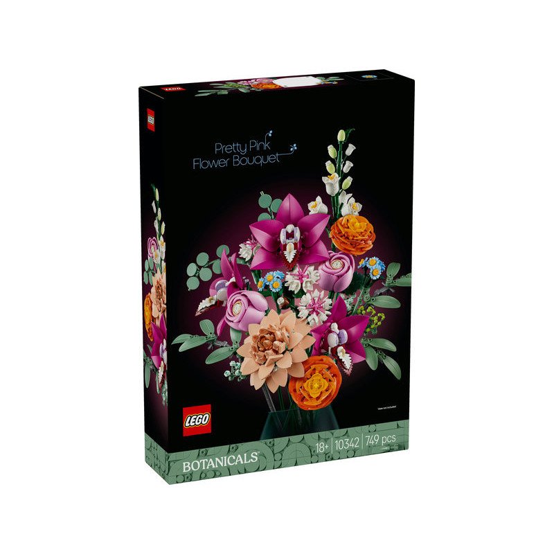 Lego ramo de flores fantasia en rosa