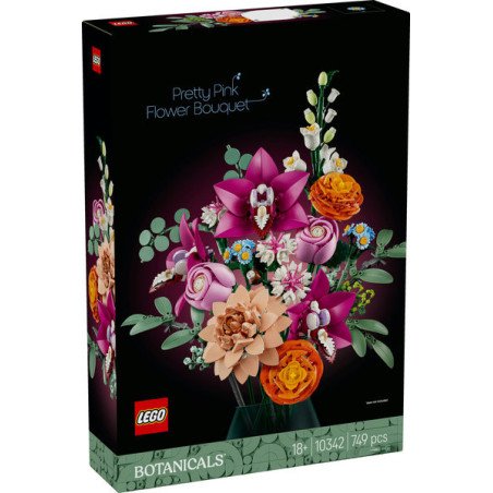 Lego ramo de flores fantasia en rosa