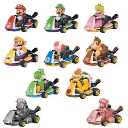Vehiculo mario kart retrofriccion 1 unidad aleatoria