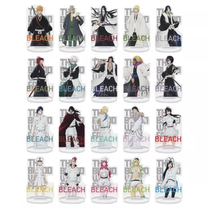 Surtido figuras acrilicas ichibansho bleach thousand year blood war 21 unidades