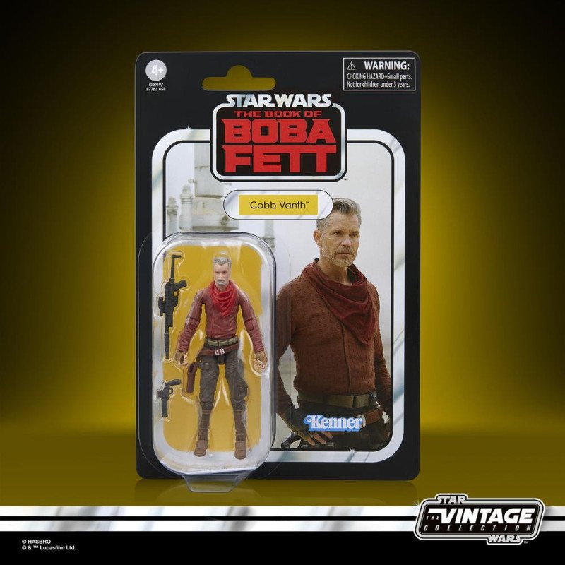 Figura hasbro star wars the vintage collection the book of boba fett cobb vanth