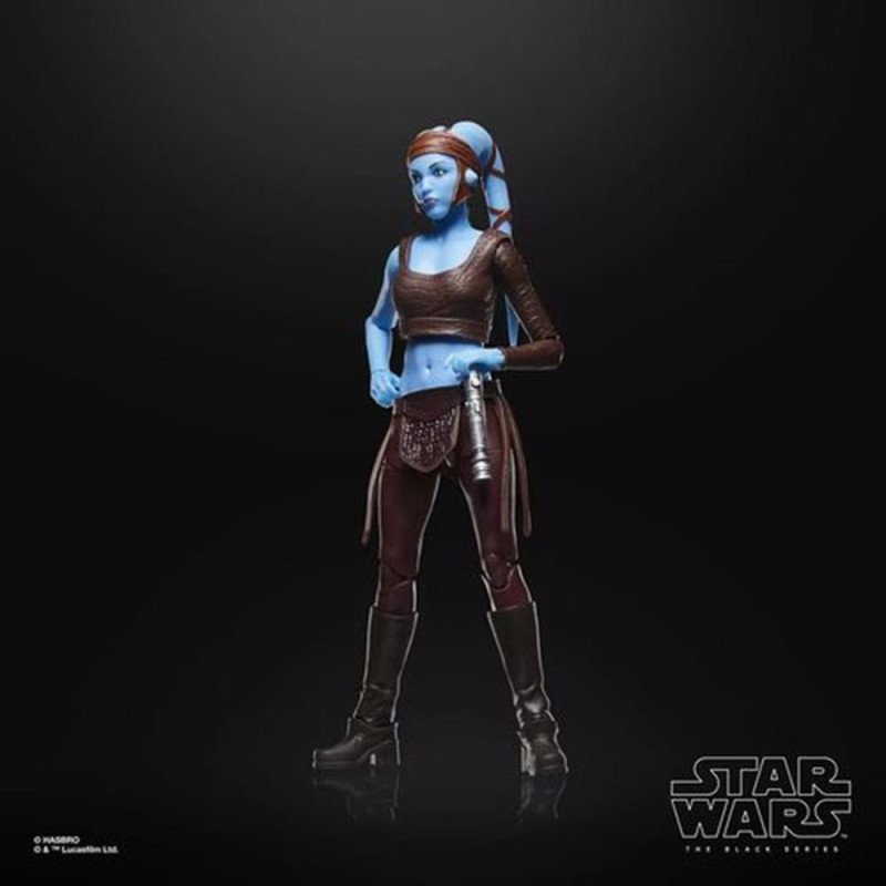 Figura hasbro star wars revenge of the sith black series ayla secura 15cm