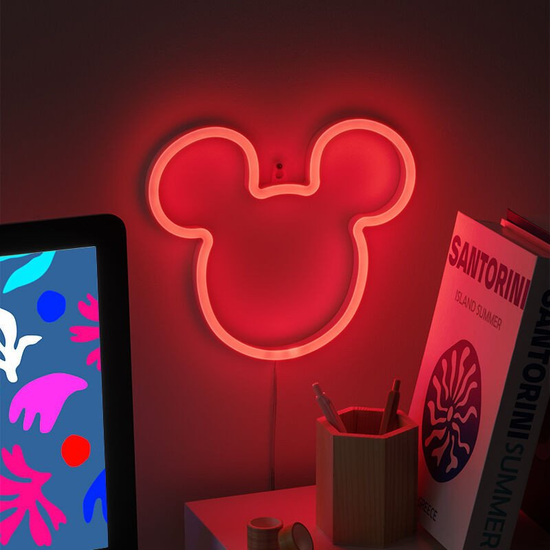 Luz neon paladone mickey mouse