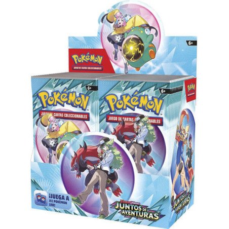 Pokemon tcg escarlata y purpura juntos de aventuras booster