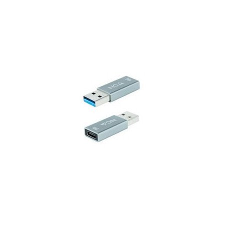 Adaptador usb tipo c a usb tipo a nanocable negro - hembra - macho gen2 10gbps