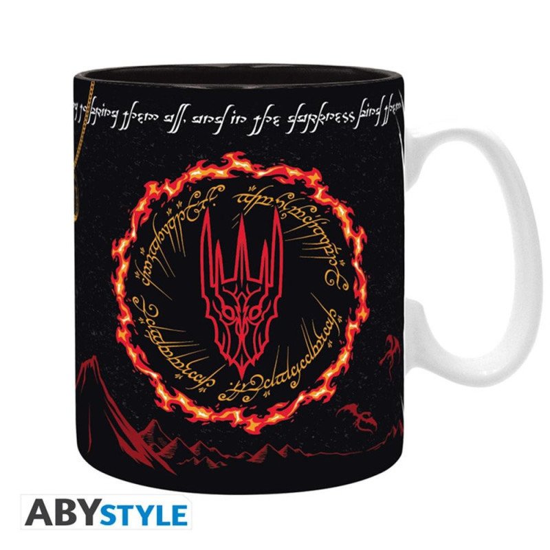 Taza abystyle el senor de los anillos sauron 460ml