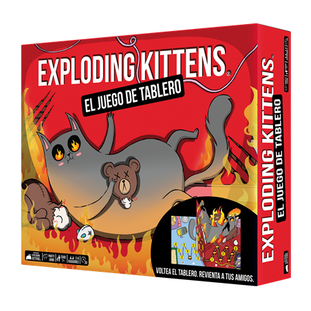 Juego de mesa exploding kittens: el juego de tablero