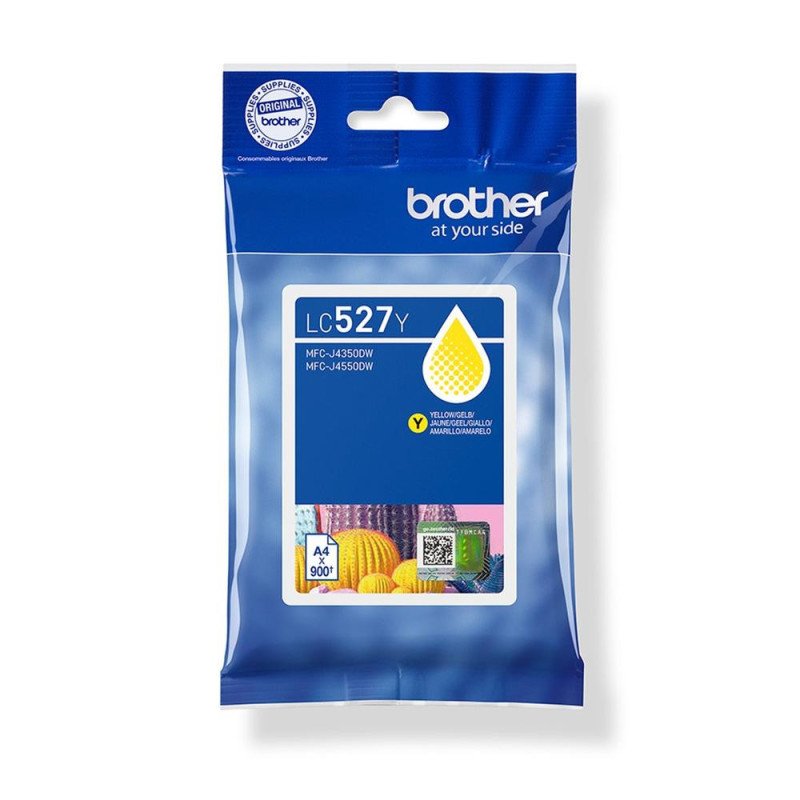 Cartucho tinta brother lc527y br/ amarillo