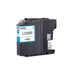 Cartucho tinta brother lc22ec cian