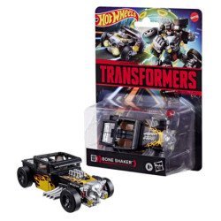 Coche hot wheels transformers bone shaker