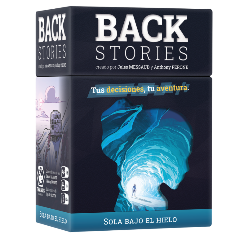 Juego de mesa back stories - sola bajo el hielo