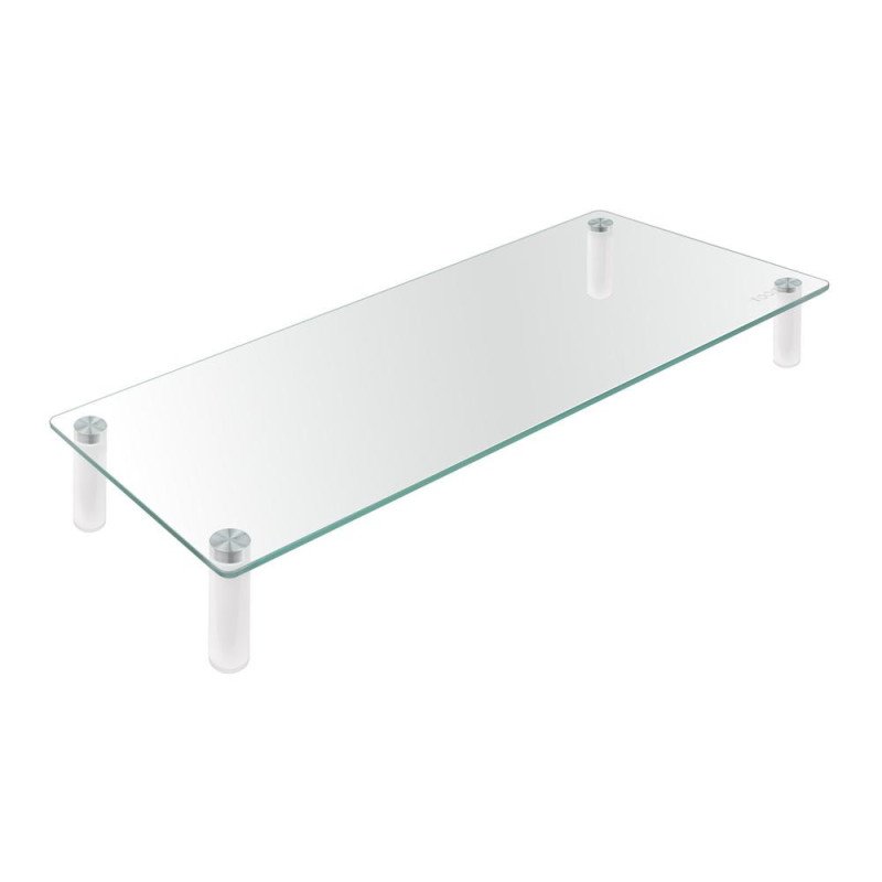 Soporte elevador tooq de vidrio para monitores