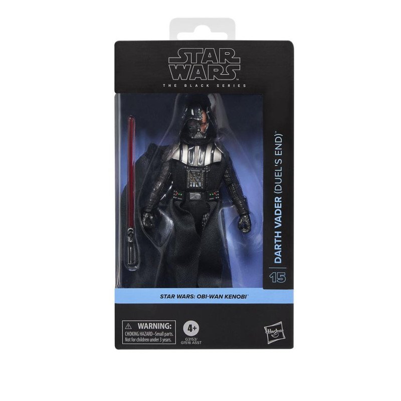 Figura hasbro star wars the black series obi - wan kenobi darth vader (duel's end)