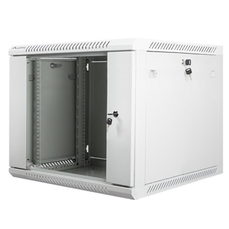 Armario lanberg 19 pulgadas 9u - 600x600 gris