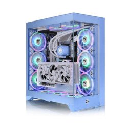 Caja ordenador gaming thermaltake cte e660 mx atx cristal templado azul