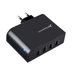 Cargador pared 5.1v 4 entradas usb