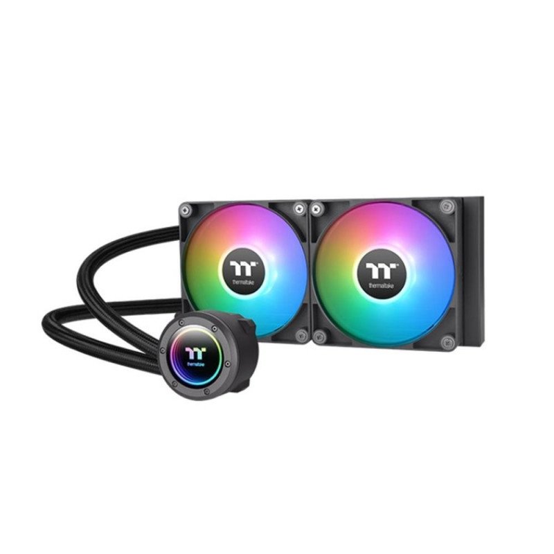Kit refrigeracion liquida cpu thermaltake th240 v2 argb 2x 120mm negro