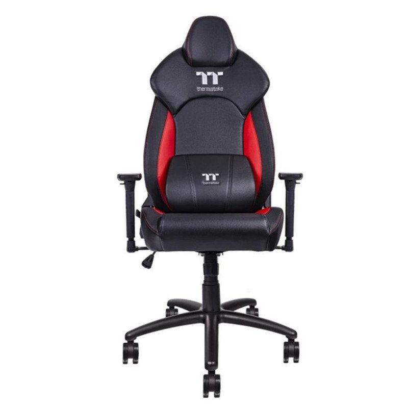 Silla gaming thermaltake v comfort negro - rojo 135o