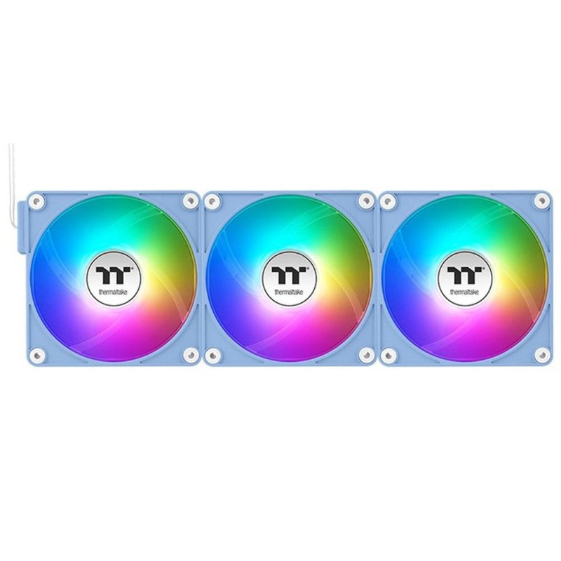 Ventilador caja inv magnetico thermaltake ct120 ex argb 3x 120mm azul hydrangea