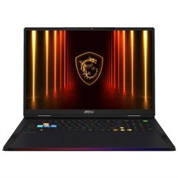 Portatil msi raider 18 hx ai a2xwjg - 459es u9 - 285hx -  64gb -  ssd 2tb -  rtx 5090 24gb -  1-PC