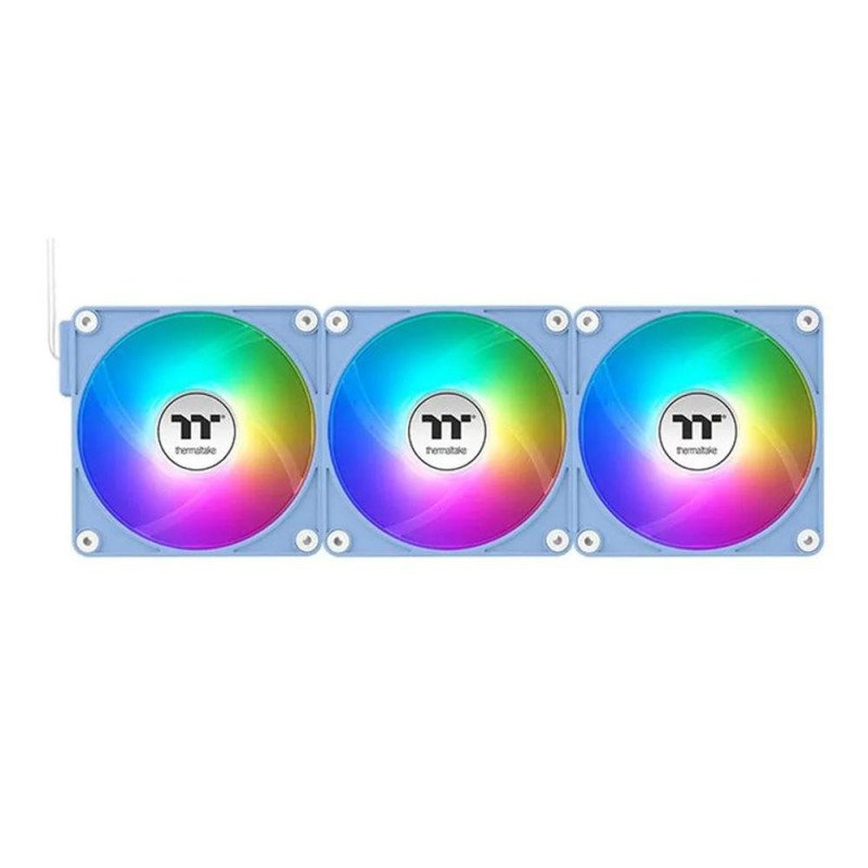 Ventilador caja magnetico thermaltake ct120 ex argb 3x 120mm azul hydrangea