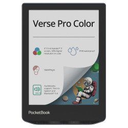Libro electronico ebook pocketbook verse pro color ereader 6 pulgadas 16 gb stormy sea