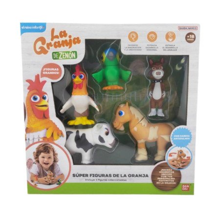 Pack 5 super figuras la granja de zenon